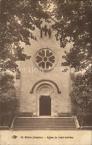 Brive Correze Eglise de Saint Antoine Kat. Correze