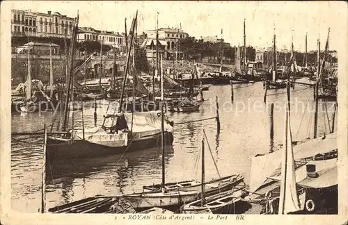 Royan Charente Maritime Le Port Bateaux Kat. Poitiers Charentes