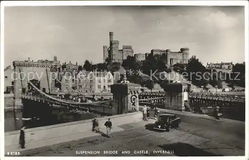 Inverness Highland Suspension Bridge and Castel /  /