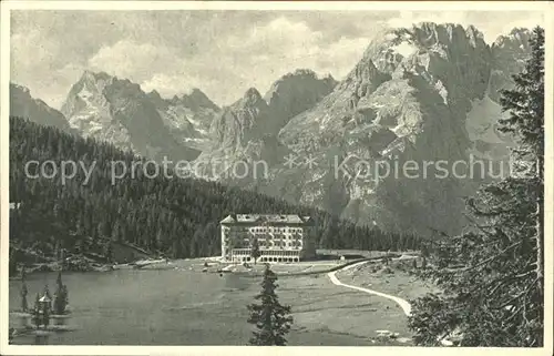 Misurina Lago Grand Hotel Kat. Italien