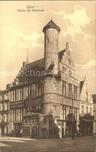 Gand Belgien Maison des Tisserands Kat. Gent Flandern