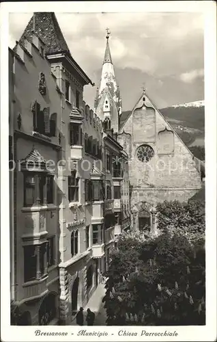 Bressanone Municipio Chiesa Parrocchiale Kat. Brixen Suedtirol