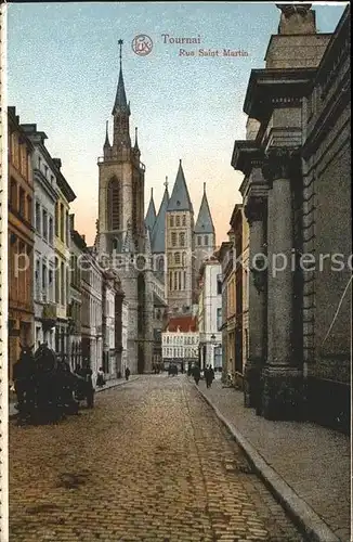 Tournai Hainaut Rue Saint Martin Kat. 