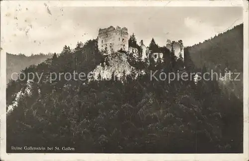 Burg Gallenstein Burgruine