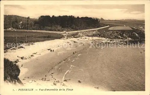 Porsmilin Vue d ensemble de la Plage