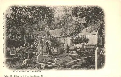 Bonchurch Church Friedhof Kat. Grossbritannien