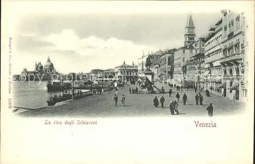 Venezia Venedig La riva degli Schiavoni Kat. 