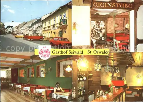 St Oswald Freistadt Gasthof Seiwald Stube Bar / Freistadt /Muehlviertel