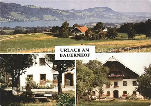 Zell Moos Fruehstueckspension Ramsauer Panorama Kat. Mondsee Hausruckviertel