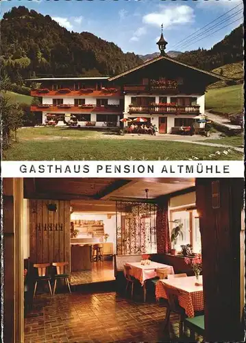 Gasteig Tirol Gasthaus Pension Altmuehle Stube Kat. Oesterreich