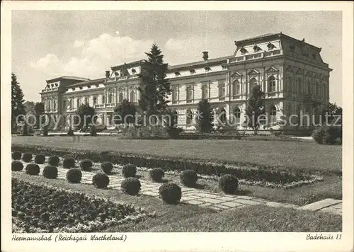 Hermannsbad Reichsgau Wartheland Badehaus  Kat. Polen