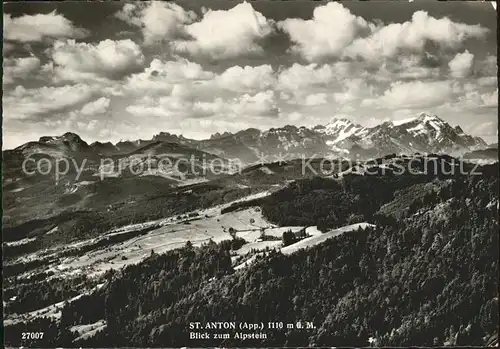 St Anton Oberegg Alpstein Kat. St. Anton