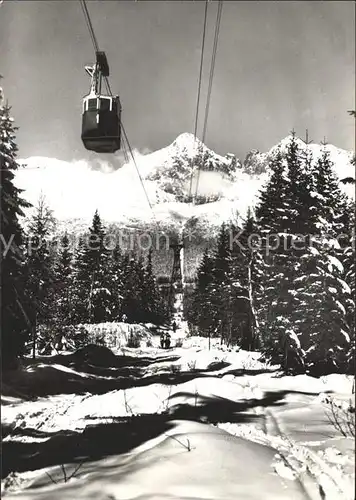 Vysoke Tatry Seilbahn Kat. Slowakische Republik