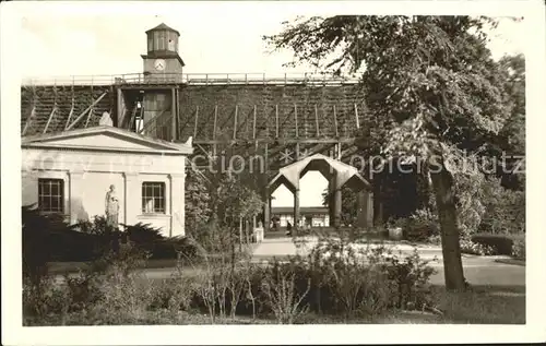 Schoenebeck Salzelmen Lindenbad Gradierwerk Parkeingang Kat. Schoenebeck