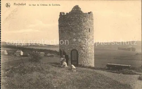 Rochefort Namur Wallonie La tour Chateau Coirbois Kat. 