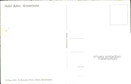 Grindelwald Hotel Adler Kat. Grindelwald