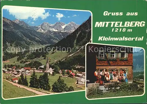 Mittelberg Kleinwalsertal  Kat. Oesterreich