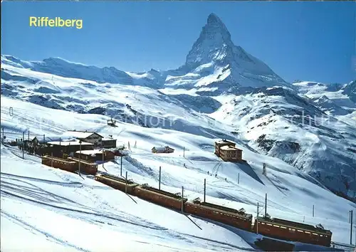 Zermatt VS Matterhorn Riffelberg Gornergratbahn Kat. Zermatt