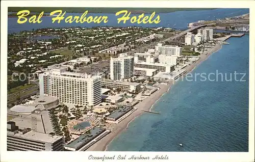 Bal Harbour Hotels Fliegeraufnahme Kat. 