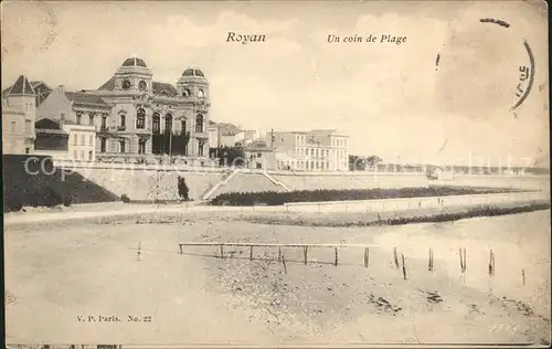 Royan Charente Maritime Un coin de Plage Kat. Poitiers Charentes