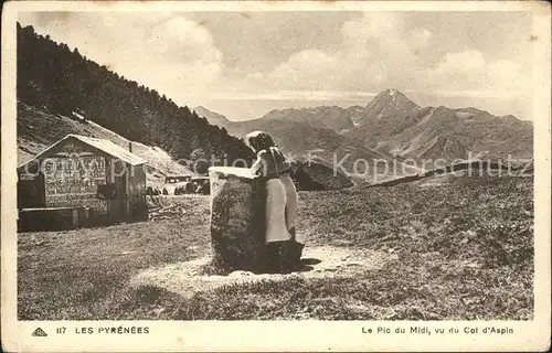 Pyrenees Region Pic du Midi Col d`Aspin Kat. Lourdes