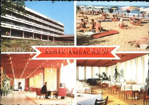 Slatni Pjasazi Hotel Ambassador Halle Restaurant Strand / Warna Bulgarien /