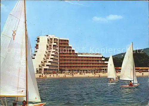 Albena Hotel Gergana Segelboote / Bulgarien /