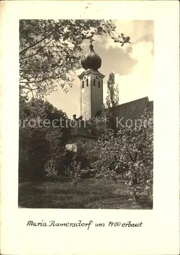 Ramersdorf Muenchen Kirchenpartie Kat. Muenchen