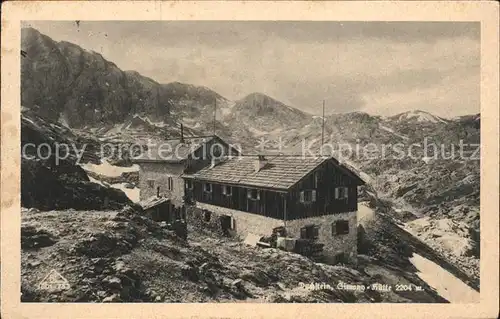 Dachstein Gebirge Simony Huette Kat. Oesterreich