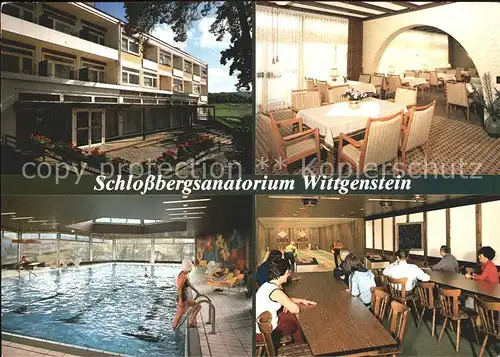 Laasphe Schlossbergsanatorium Wittgenstein Kat. Bad Laasphe