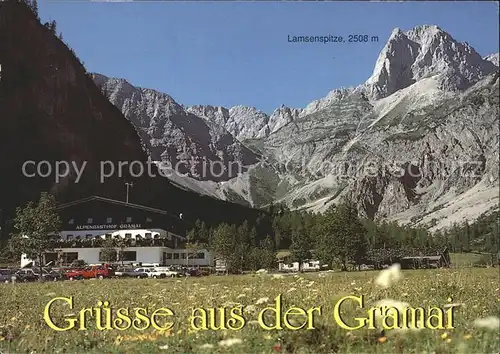 Pertisau Achensee Alpengasthof Gramai Karwendelgebirge Kat. Eben am Achensee