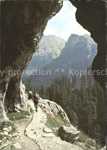 Tatry Vysoke Gebirge Zachodnje Dolina Koscieliska Raptawickie Turnie Kat. Slowakische Republik