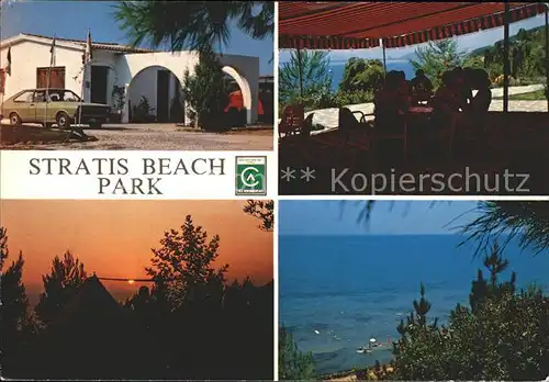 Griechenland Greece Stratis Beach Park Kat. Griechenland