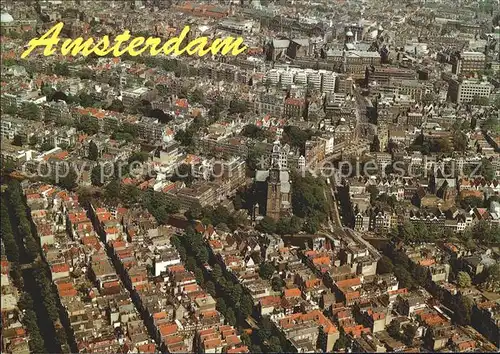 Amsterdam Niederlande Fliegeraufnahme Kat. Amsterdam