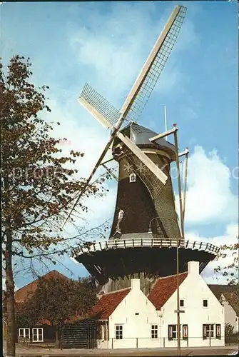 Wassenaar Wind Korenmolen Windlust Kat. Niederlande