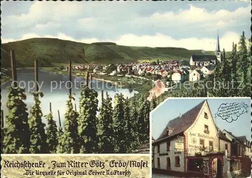 Kroev Mosel Reichsschenke Zum Ritter Goetz / Kroev /Bernkastel-Wittlich LKR