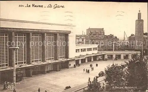 Le Havre La Gare Bahnhof Kat. Le Havre