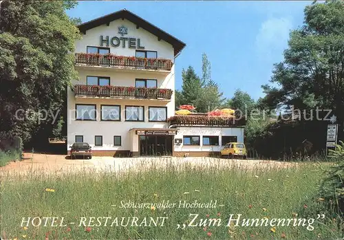 Otzenhausen Nonnenweiler Cafe Hotel Restaurant Zum Hunnenring Kat. Bad Saulgau