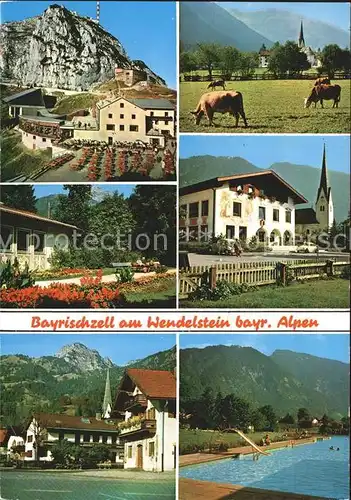 Wendelsteinhaus Gipfel Kurpark Dorfstrasse Rathaus Kat. Bayrischzell