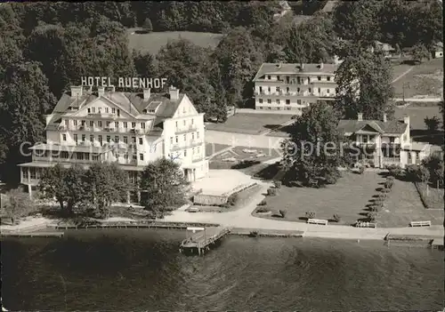 Velden Woerthersee Hotel Auenhof Fliegeraufnahme /  /