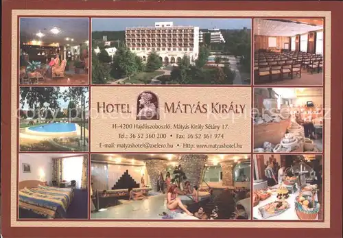 Hajduszoboszlo  Hotel Matyas Kiraly Kat. Ungarn