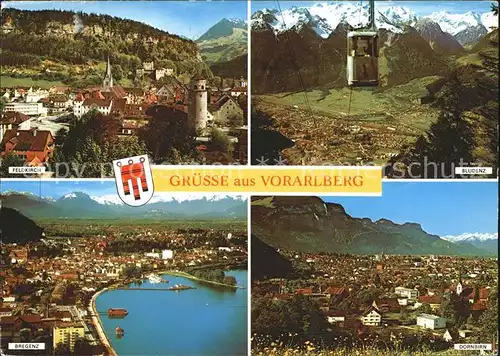 Vorarlberg Seilbahn Bludenz Dornbirn Bregenz Feldkirch / Bregenz /Rheintal-Bodenseegebiet