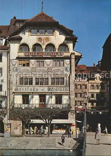 Luzern LU Altstadt Hotel zu Pfistern Kat. Luzern