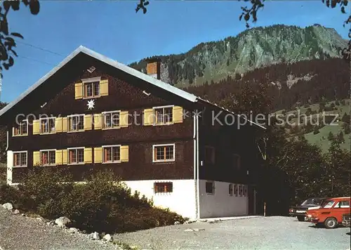 Au Bregenzerwald Berghaus des DAV Kat. Schoppernau