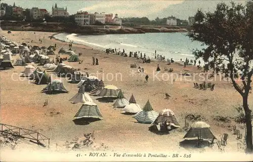 Royan Charente Maritime Vue d ensemble a Pontaillac Plage Kat. Poitiers Charentes