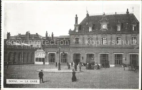 Douai Nord La Gare Bahnhof Kat. Douai