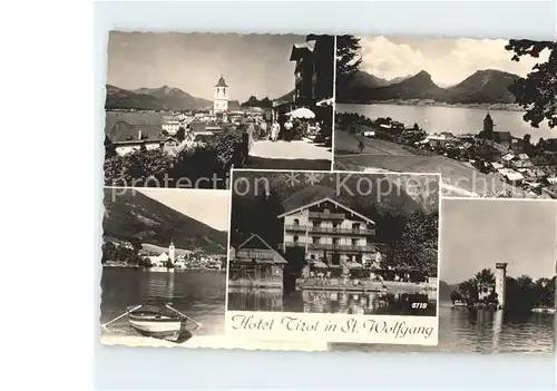 St Wolfgang Wolfgangsee Panorama Teilansichten Kat. St. Wolfgang im Salzkammergut