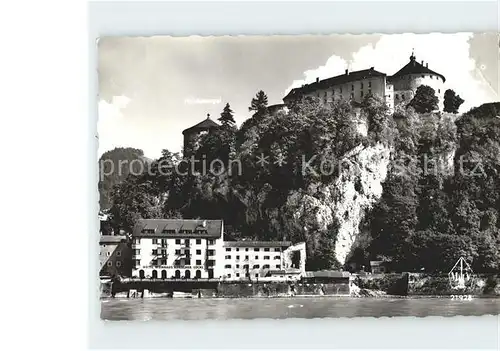 Kufstein Tirol Festung und Hotel Auracher Loechl Kat. Kufstein