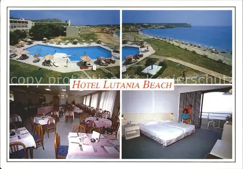 Rhodos Rhodes aegaeis Hotel Lutania Beach Kat. 