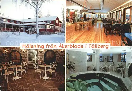 Dalarna Akerblads Taellberg Kat. Schweden